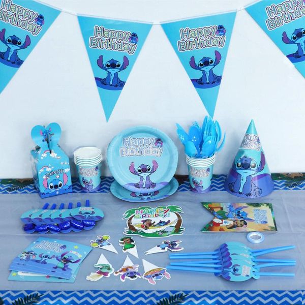 disposable dinnerware stitch theme birthday party decoration kids tableware set baby shower girl supplies for 10 user
disposable dinnerware stitch theme birthday party decoration kids tableware set baby shower girl supplies for 10 user