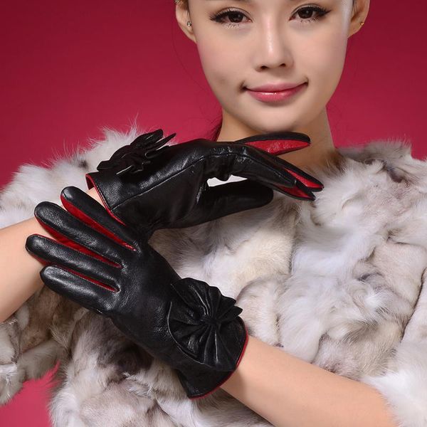fingerless gloves women' sheepskin fashion genuine leather winter thermal bow finger, Blue;gray
fingerless gloves women' sheepskin fashion genuine leather winter thermal bow finger, Blue;gray