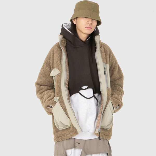 men's jackets colorblock hip-hop hoodie, long-sleeve male hoodie with two hoods, punk style 6xn0, Black;brown
men's jackets colorblock hip-hop hoodie, long-sleeve male hoodie with two hoods, punk style 6xn0, Black;brown