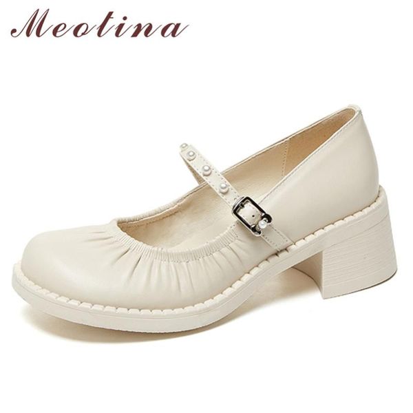 dress shoes meotina mary janes woman genuine leather pumps high heels string bead thick square toe ladies footwear black
dress shoes meotina mary janes woman genuine leather pumps high heels string bead thick square toe ladies footwear black