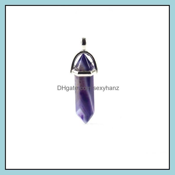 necklaces & pendants 50 colors natural crystal quartz healing point pendant gemstone hexagon shape chakra stone charm without chain necklace, Silver
necklaces & pendants 50 colors natural crystal quartz healing point pendant gemstone hexagon shape chakra stone charm without chain necklace, Silver