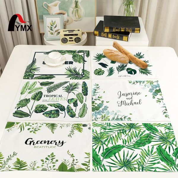 mats & pads fymx green leaf napkin letter plant series napkins for family dining table event party decoration
mats & pads fymx green leaf napkin letter plant series napkins for family dining table event party decoration