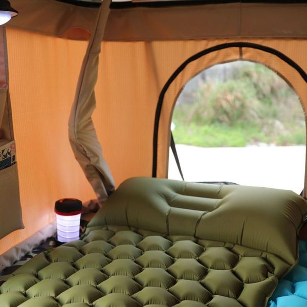 inflatable sleeping pad camping mat cushion with pillow sofa air mattress for outdoor hiking picnic pads
inflatable sleeping pad camping mat cushion with pillow sofa air mattress for outdoor hiking picnic pads
