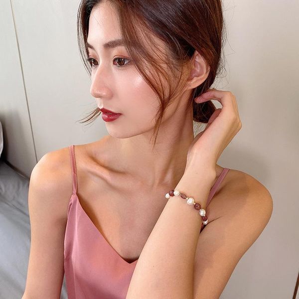 bangle cl-257 korean fashion bracelet women irregular crystal spacing precious pearl light luxury ethnic style gift jewelry, Black
bangle cl-257 korean fashion bracelet women irregular crystal spacing precious pearl light luxury ethnic style gift jewelry, Black