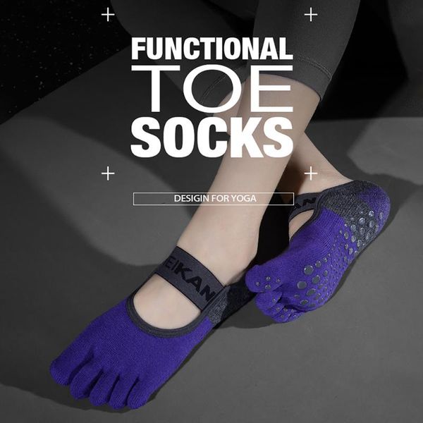 sports socks five-finger yoga girls women fitness floor non-slip for indoor professional pilates trampoline dance, Black
sports socks five-finger yoga girls women fitness floor non-slip for indoor professional pilates trampoline dance, Black