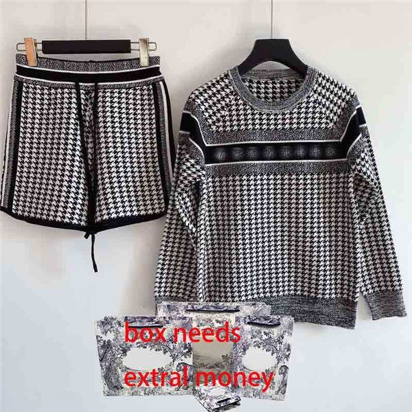 21ss women sweaters suits sets letter embroidery sweater sets lady style knitted sweater + pants casual mix color two piece sets size s-l, White;black
21ss women sweaters suits sets letter embroidery sweater sets lady style knitted sweater + pants casual mix color two piece sets size s-l, White;black