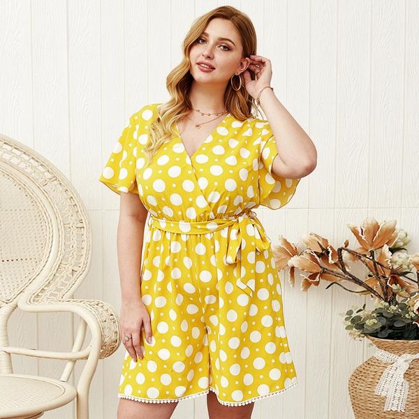 women's jumpsuits & rompers casual loose polka dot playsuits women summer short sleeve jumpsuit elegant boho beach office ladies clothe, Black;white
women's jumpsuits & rompers casual loose polka dot playsuits women summer short sleeve jumpsuit elegant boho beach office ladies clothe, Black;white
