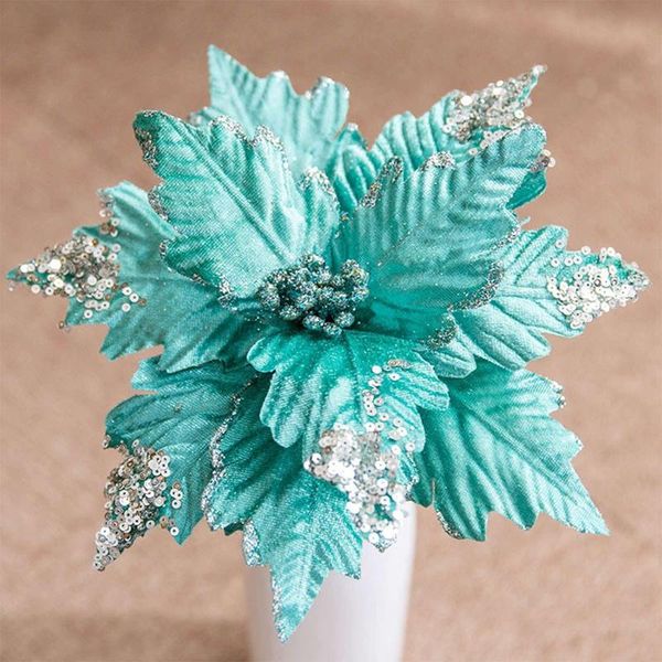 christmas decorations 1pc artificial glitter sequined flowers for decor poinsettia fake wedding xmas tree year home
christmas decorations 1pc artificial glitter sequined flowers for decor poinsettia fake wedding xmas tree year home