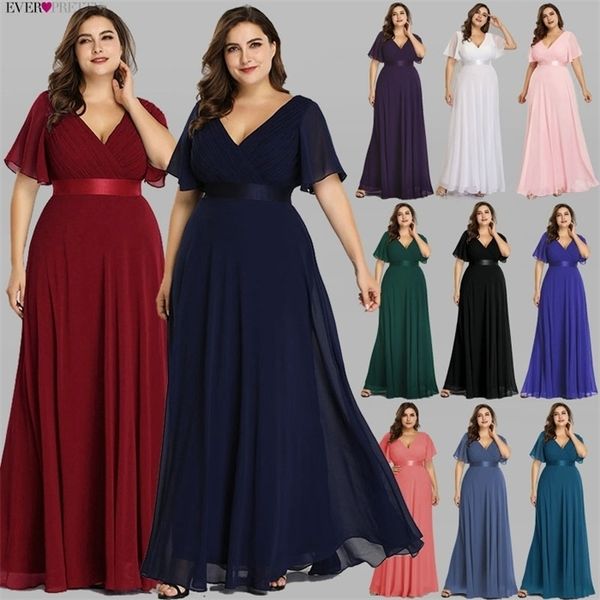 plus size evening dresses long ever pretty elegant a line v neck ruffles chiffon formal wedding party dress robe de soiree, Black
plus size evening dresses long ever pretty elegant a line v neck ruffles chiffon formal wedding party dress robe de soiree, Black
