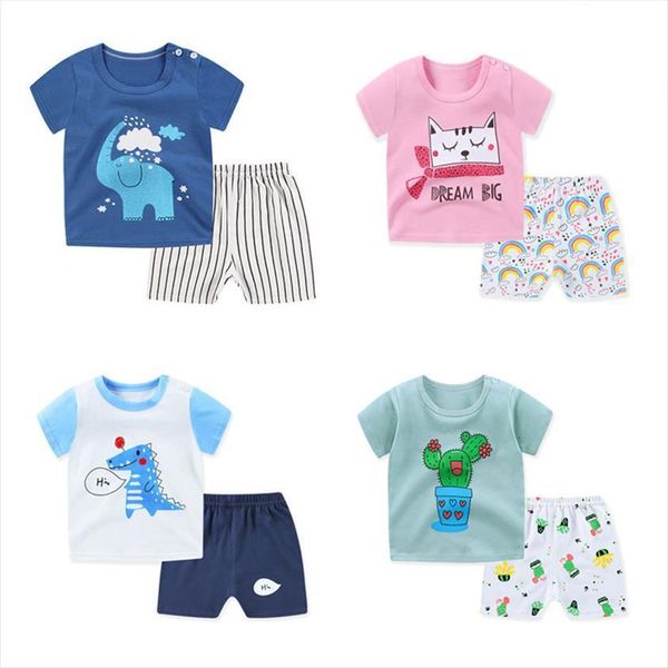 cartoon summer children clothes set short sleeve t shirt shorts 2pcs baby boys girls clothing tracksuits toddler kids outfits, White
cartoon summer children clothes set short sleeve t shirt shorts 2pcs baby boys girls clothing tracksuits toddler kids outfits, White