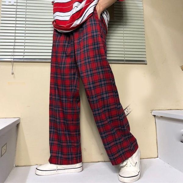 women's pants & capris harajuku red plaid women gothic streetwear checked trousers 2021 korean fashion plus size wide leg sweatpants, Black;white
women's pants & capris harajuku red plaid women gothic streetwear checked trousers 2021 korean fashion plus size wide leg sweatpants, Black;white