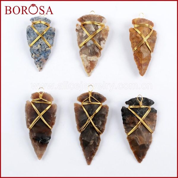 pendants borosa 10/15/20pcs gold wire wrap natural ja-sper arrowhead pendant beads mix colors stone jewelry for necklace g1642, Black
pendants borosa 10/15/20pcs gold wire wrap natural ja-sper arrowhead pendant beads mix colors stone jewelry for necklace g1642, Black
