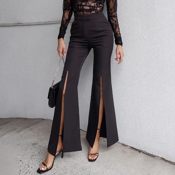 women's pants & capris streetwear chic slit stretch fashion women ins black skinny trousers drop, Black;white
women's pants & capris streetwear chic slit stretch fashion women ins black skinny trousers drop, Black;white