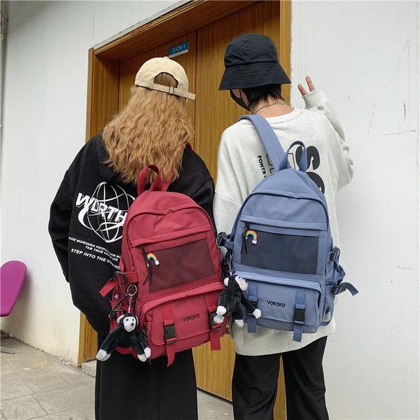 backpack fashion waterproof nylon women for girls travel high capacity student bookbag men black lapbag
backpack fashion waterproof nylon women for girls travel high capacity student bookbag men black lapbag
