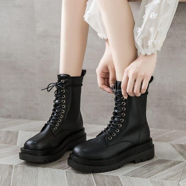 boots snow soft leather ankle women comfortable mid heels for ladies spring autumn shoes size 40 botas mujer, Black
boots snow soft leather ankle women comfortable mid heels for ladies spring autumn shoes size 40 botas mujer, Black