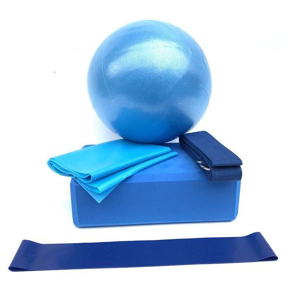5pcs/set 25cm yoga ball, brick, stretching latex tension band gym training pilates workout fitness equipment balls
5pcs/set 25cm yoga ball, brick, stretching latex tension band gym training pilates workout fitness equipment balls