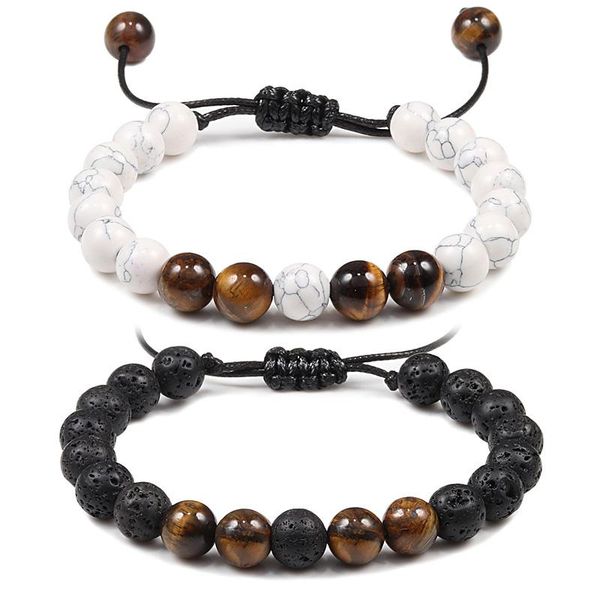 beaded, strands natural stone tiger eye beaded bracelets men adjustable braided rope bracelet for couple yoga healing balance meditation jew, Black
beaded, strands natural stone tiger eye beaded bracelets men adjustable braided rope bracelet for couple yoga healing balance meditation jew, Black