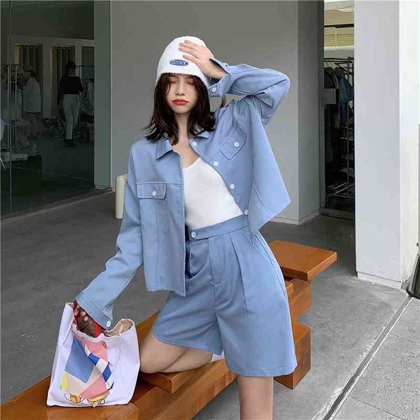 2 colors two pcs set autumn soild color long sleeve blouse+mini short 2pcs set fashion women clothing set (xh3219 210423, White
2 colors two pcs set autumn soild color long sleeve blouse+mini short 2pcs set fashion women clothing set (xh3219 210423, White