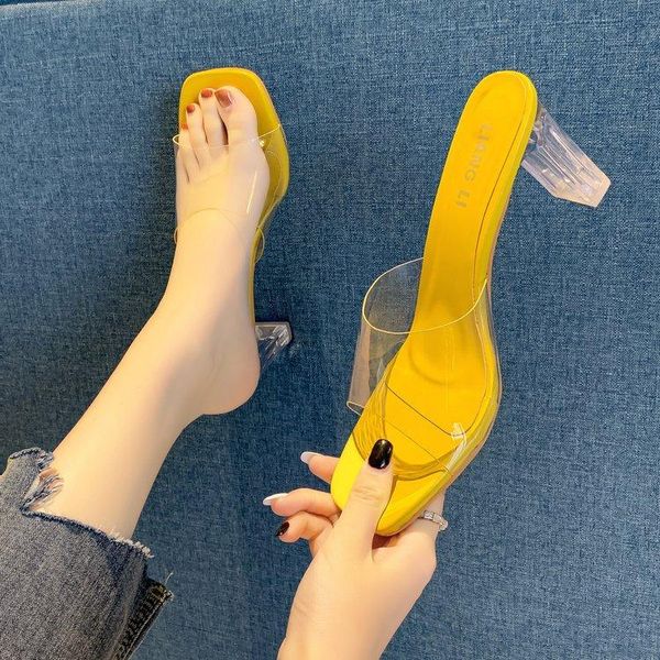 sandals 2021 women pvc jelly crystal heel transparent clear high heels summer pumps shoes gladiator sandalias mujer, Black
sandals 2021 women pvc jelly crystal heel transparent clear high heels summer pumps shoes gladiator sandalias mujer, Black