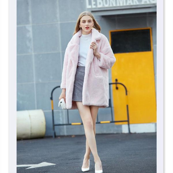 women's fur & faux autumn coat female solid slim fashion thick warm turn-down collar office lady ladies xk2-88, Black
women's fur & faux autumn coat female solid slim fashion thick warm turn-down collar office lady ladies xk2-88, Black