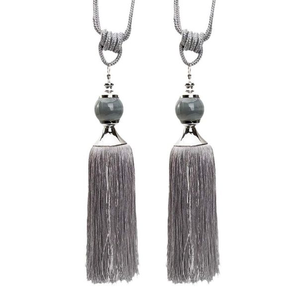 other home decor 1 pair window curtain tieback silver beaded ribbon tassel rope tie back holdback treatments gray
other home decor 1 pair window curtain tieback silver beaded ribbon tassel rope tie back holdback treatments gray