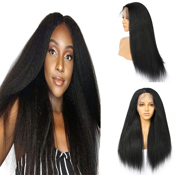costume accessories yaki 180% density 26 inch long kinky straight synthetic lace front wig for black women with babyhair natural hairline gl, Silver
costume accessories yaki 180% density 26 inch long kinky straight synthetic lace front wig for black women with babyhair natural hairline gl, Silver