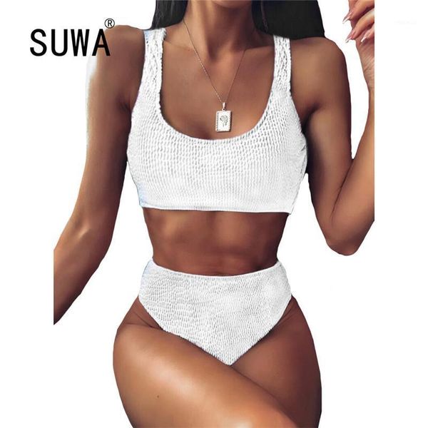 swimsuit pure color two piece set summer casual women o neck sleeveless crop tees + panties tracksuit bathing suit women's tracksuits, Gray
swimsuit pure color two piece set summer casual women o neck sleeveless crop tees + panties tracksuit bathing suit women's tracksuits, Gray