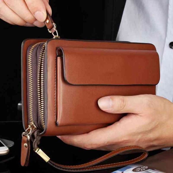 men faux leather double zipper wallet purse money holder clip clutches handbag, Red;black
men faux leather double zipper wallet purse money holder clip clutches handbag, Red;black