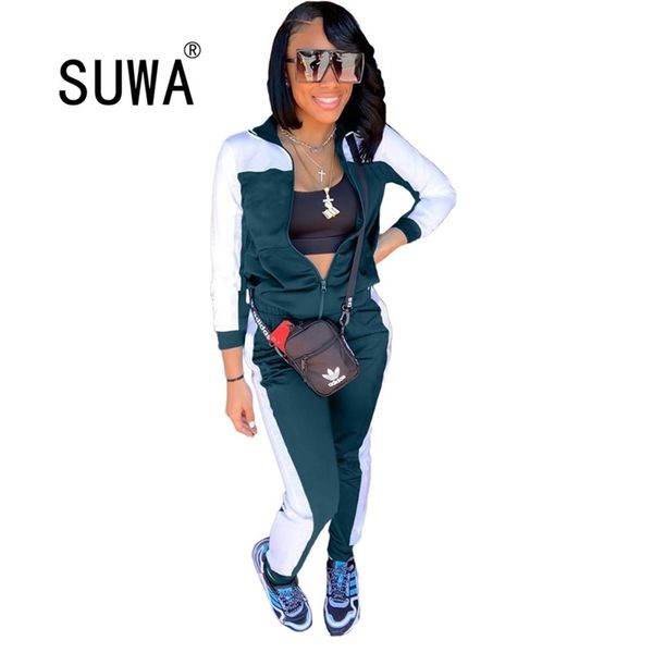 contrast patchwork joggers women tracksuit two piece matching sets zipper long sleeve jacket pencil pants cool girl streetwear 210525, White
contrast patchwork joggers women tracksuit two piece matching sets zipper long sleeve jacket pencil pants cool girl streetwear 210525, White