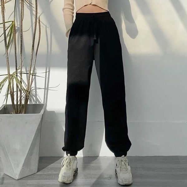 women's pants & capris rimocy harajuku joggers wide leg sweatpants women 2022 lace up high waist trousers woman casual gray loose harem, Black;white
women's pants & capris rimocy harajuku joggers wide leg sweatpants women 2022 lace up high waist trousers woman casual gray loose harem, Black;white