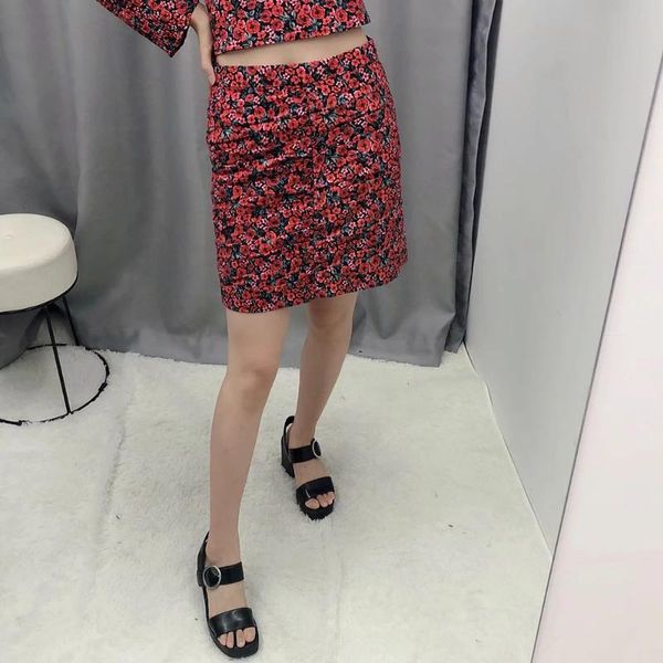 skirts 2021 women high street red floral print pleated casual slim mini skirt faldas mujer ladies side zipper pencil vintage, Black
skirts 2021 women high street red floral print pleated casual slim mini skirt faldas mujer ladies side zipper pencil vintage, Black