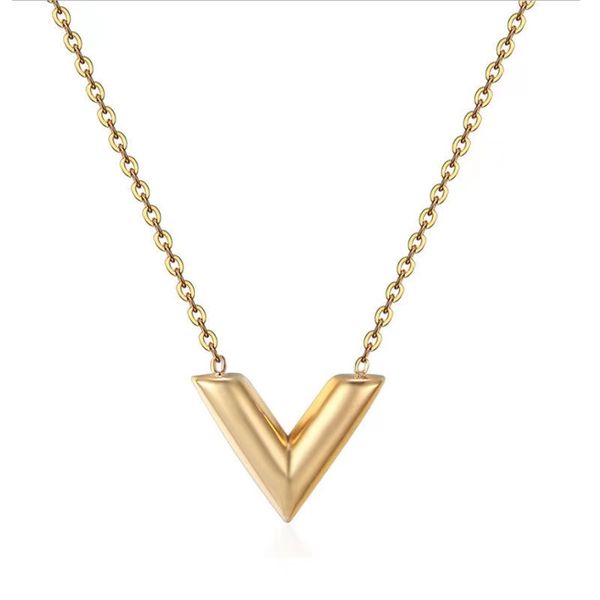 necklace pendant luxury fashion jewelry designer choker charm titanium steel gold love v lady ring bracelet female clavicle couple pendants, Silver
necklace pendant luxury fashion jewelry designer choker charm titanium steel gold love v lady ring bracelet female clavicle couple pendants, Silver