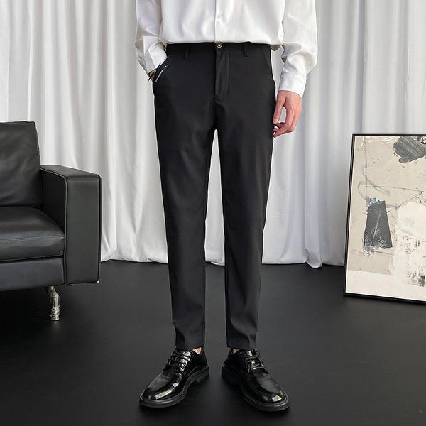 men's pants 2021 suit jacket autumn ins korean version of the trend loose wild casual handsome teenagers, Black
men's pants 2021 suit jacket autumn ins korean version of the trend loose wild casual handsome teenagers, Black