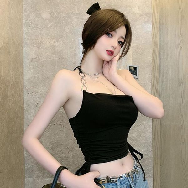women's tanks & camis club spaghetti strap low-cut backless off shoulder summer tees crop clothing fashion brand, White
women's tanks & camis club spaghetti strap low-cut backless off shoulder summer tees crop clothing fashion brand, White