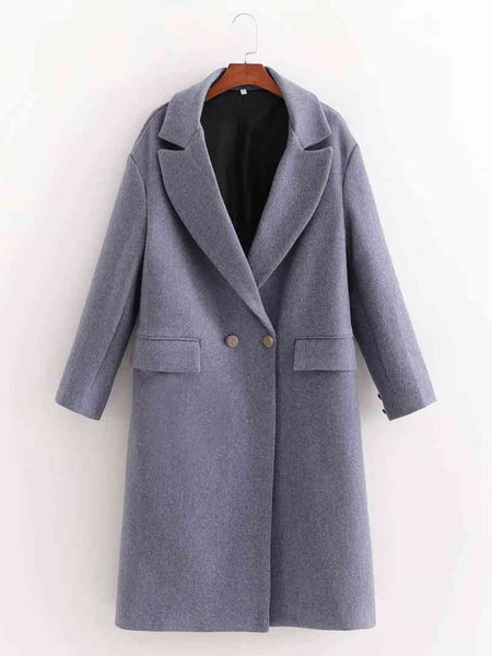 women's wool & blends women vintage elegant buttons pockets long woolen jacket female fashion thick warm coats chic outerwear jr92, Black
women's wool & blends women vintage elegant buttons pockets long woolen jacket female fashion thick warm coats chic outerwear jr92, Black