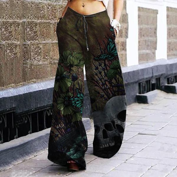 women's pants & capris oversize halloween skull cat flower multi-print wide leg with pockets tummy control slimming jeggings, Black;white
women's pants & capris oversize halloween skull cat flower multi-print wide leg with pockets tummy control slimming jeggings, Black;white