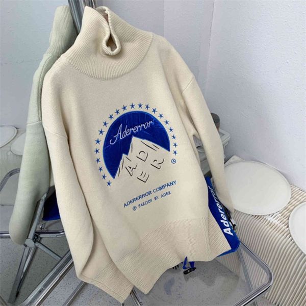 men's sweaters fw thick ader error men women snow mountain embroidery adererror high collar ader pullovers knitted sweater xk, White;black
men's sweaters fw thick ader error men women snow mountain embroidery adererror high collar ader pullovers knitted sweater xk, White;black