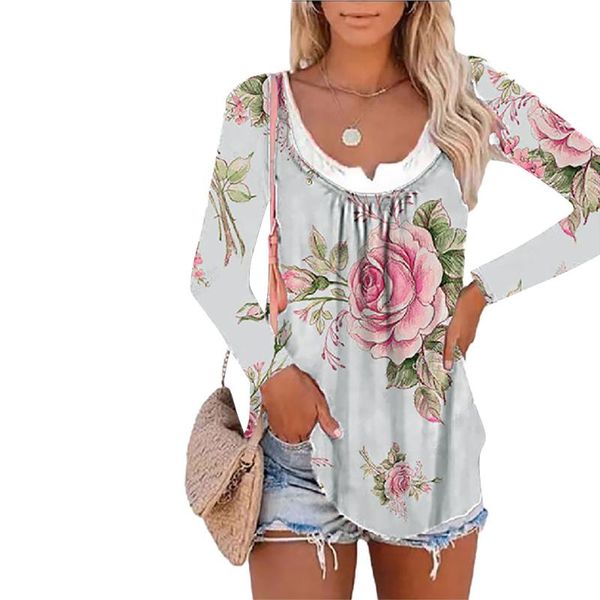 women's t-shirt floral print women patchwork round neck long sleeve t shirt spring autumn casual loose pullover ladies female tee 2021, White
women's t-shirt floral print women patchwork round neck long sleeve t shirt spring autumn casual loose pullover ladies female tee 2021, White