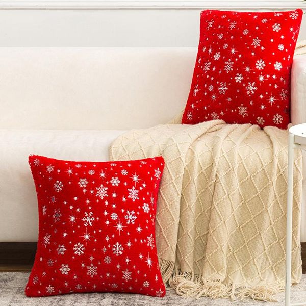 cushion/decorative pillow christmas gilding silver snowflake case sofa living room plush cover home decorative cushion throw pillows
cushion/decorative pillow christmas gilding silver snowflake case sofa living room plush cover home decorative cushion throw pillows