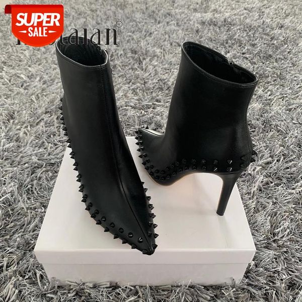 2020 brand fashion women boots high heels ankle boots for women rivet winter and autumn woman shoes plus size 4-11 #io86, Black
2020 brand fashion women boots high heels ankle boots for women rivet winter and autumn woman shoes plus size 4-11 #io86, Black