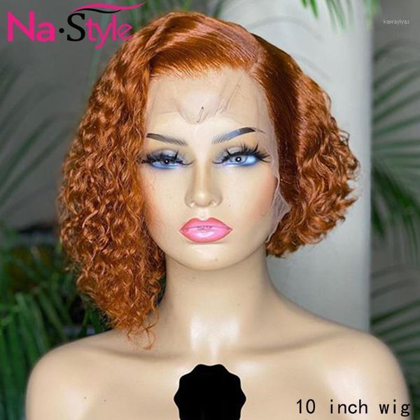pixie cut lace front human hair wigs black women 360 ginger colored kinky short curly 150 remy1, Black;brown
pixie cut lace front human hair wigs black women 360 ginger colored kinky short curly 150 remy1, Black;brown