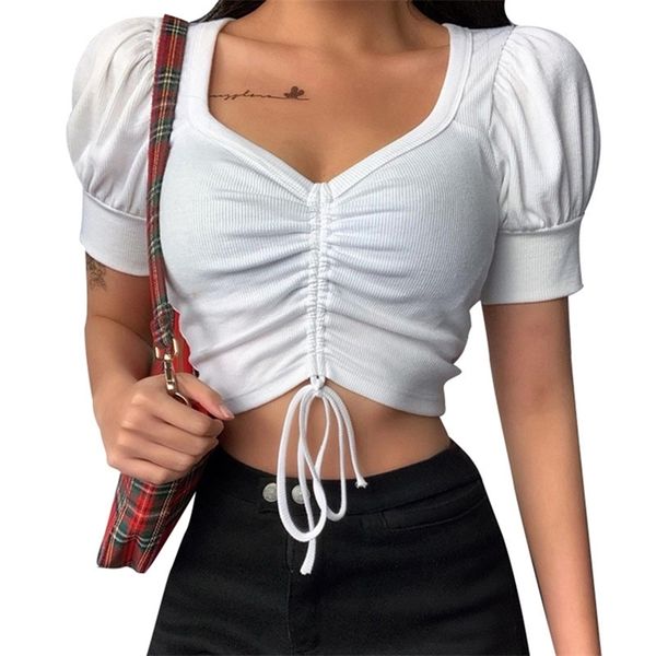 kayotuas women blouse summer ruched solid color short regular sleeve v-neck slim fitting streetwear 210522, White
kayotuas women blouse summer ruched solid color short regular sleeve v-neck slim fitting streetwear 210522, White