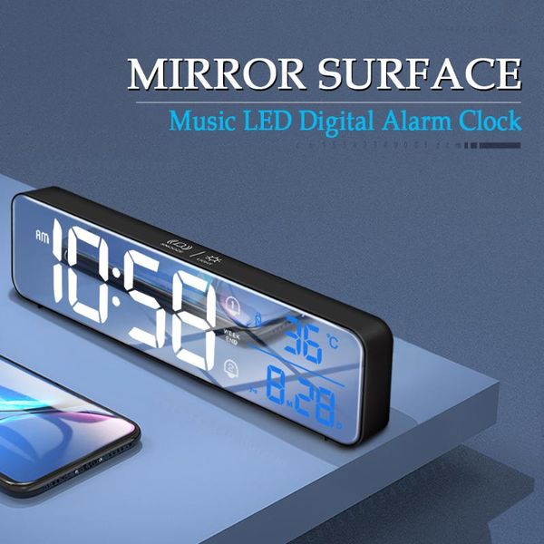 other clocks & accessories drop music led digital alarm clock temperature date display deskmirror home table decoration electronic
other clocks & accessories drop music led digital alarm clock temperature date display deskmirror home table decoration electronic