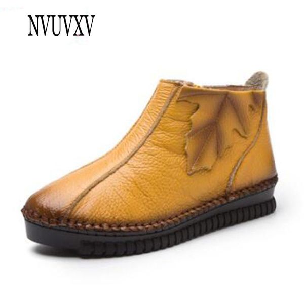 boots 2021 leaf decoration woman warm women shoes simply casual flat litchi grain botas mujer fashion short boot sh163, Black
boots 2021 leaf decoration woman warm women shoes simply casual flat litchi grain botas mujer fashion short boot sh163, Black
