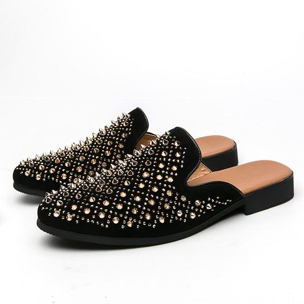slippers brand designer men casual leather shoes trendy fashion light loafers big size comfortable driving non-slip, Black
slippers brand designer men casual leather shoes trendy fashion light loafers big size comfortable driving non-slip, Black