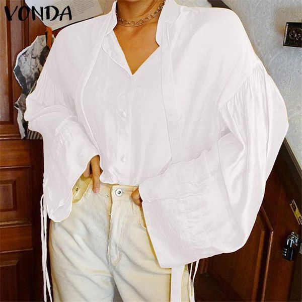 streetwear womens and blouse vintage lapel neck flare sleeve solid shirt casual loose blusas plus size women's blouses & shirt, White
streetwear womens and blouse vintage lapel neck flare sleeve solid shirt casual loose blusas plus size women's blouses & shirt, White