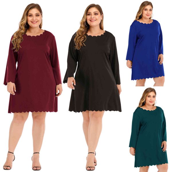 women's plus size large solid wave ee simple fashion casual loose long sleeve 190737
women's plus size large solid wave ee simple fashion casual loose long sleeve 190737