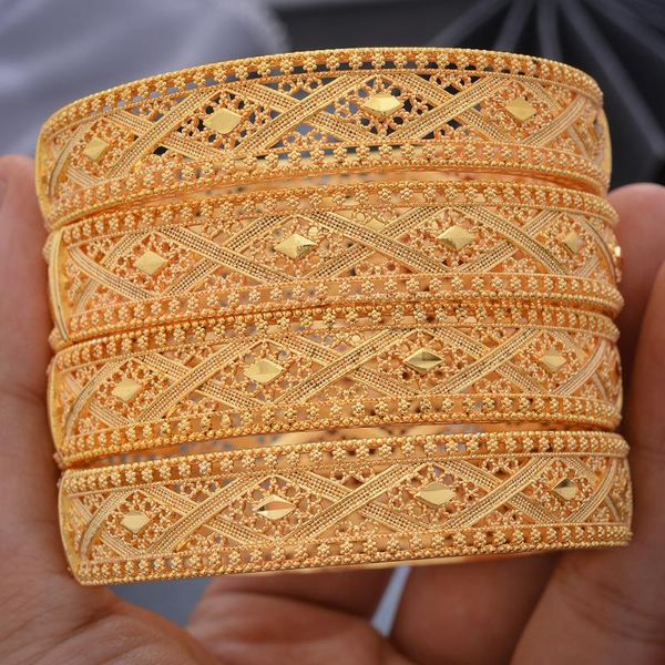 bangle 4pcs/set nigeria dubai gold color bangles african bridal wedding jewelry for women bracelet french collares, Black
bangle 4pcs/set nigeria dubai gold color bangles african bridal wedding jewelry for women bracelet french collares, Black