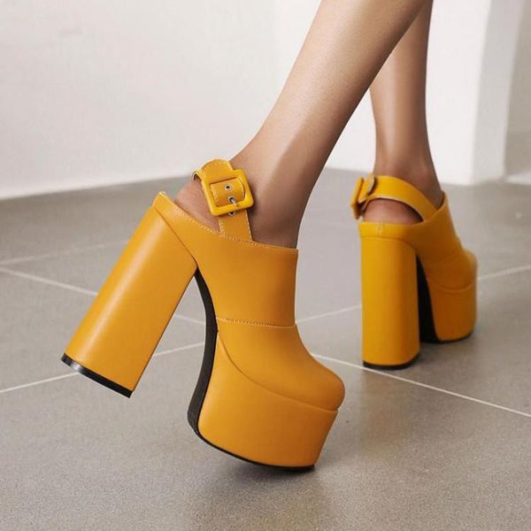 dress shoes platform pumps round toe buckle strap slingbacks women summer square heel fashion leather pump high heels sandals mujer, Black
dress shoes platform pumps round toe buckle strap slingbacks women summer square heel fashion leather pump high heels sandals mujer, Black