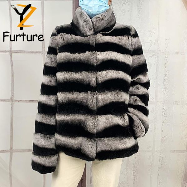 women's fur & faux 2021 genuine rex jacket women fashion stand-collar whole skin chinchilla color winter real thick coats, Black
women's fur & faux 2021 genuine rex jacket women fashion stand-collar whole skin chinchilla color winter real thick coats, Black